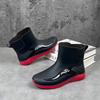 Men's  Short Tube Fashion Winter Outdoor Warmth Waterproof Anti Slip Rain Boots Work Shoes Kitchen Fishing Water Shoes