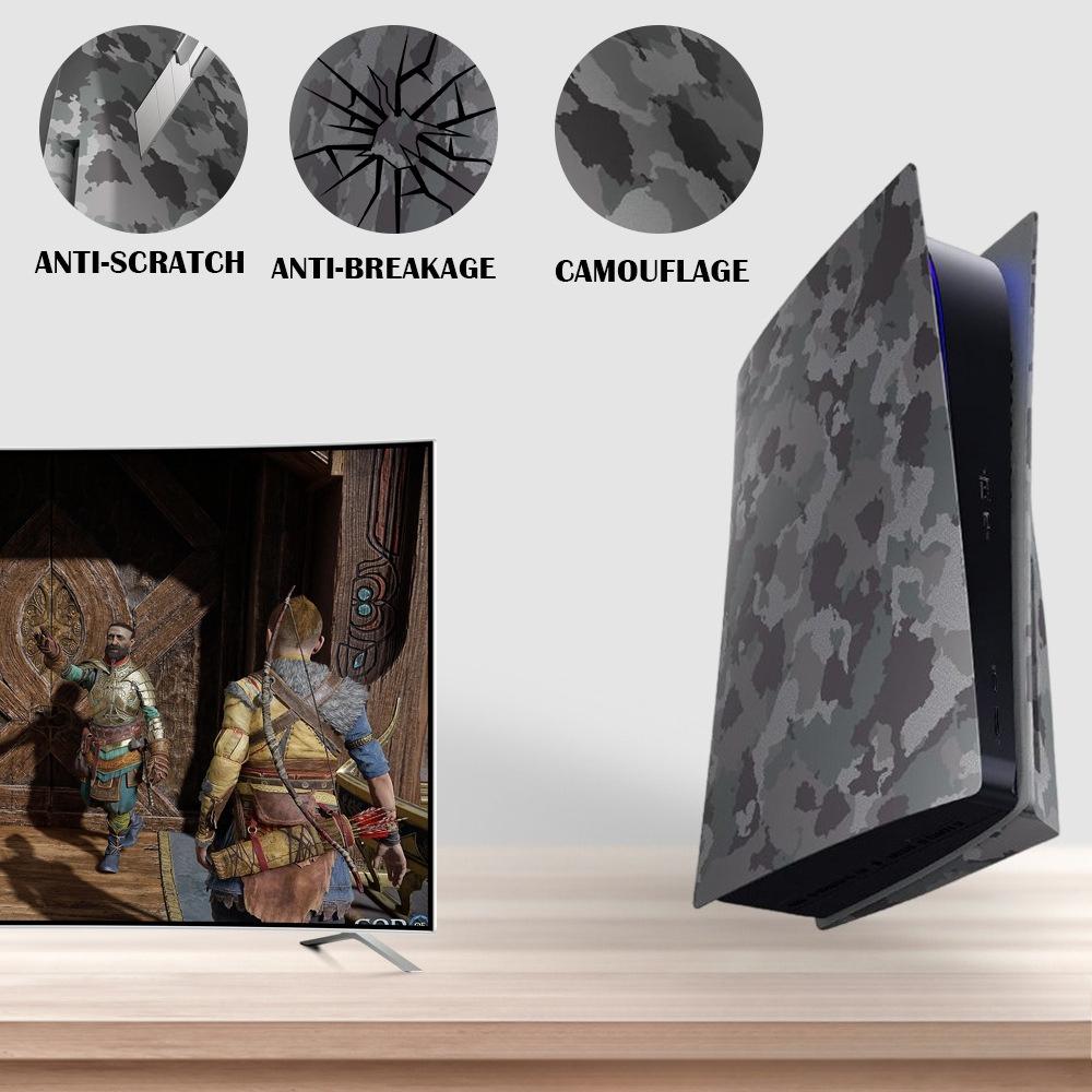 Ultra-Thin Ventilated Cooling Cover for PS5 (Disc Edition) Camouflage