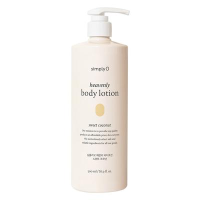 Simlio Heavenly Body Lotion, süßer Kokosnussduft, 1 Stück, 500 ml