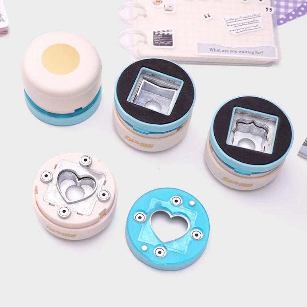 Maganetic Craft Hole Punch Punches Maker Embossing Punches Stationery Paper Puncher DIY Craft