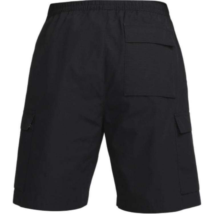 Nike Solid Color Logo Drawstring Shorts Men Bottoms Black FB1246-010