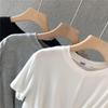 Damen Koreanischer Stil Geknotetes Bauchnabel-Freies Kurzarm Freizeit-T-Shirt