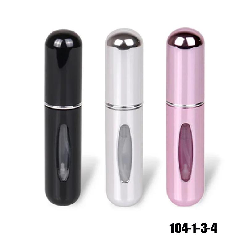 Solid Color 5ml Bottom Flush Rechargeable Perfume Bottle Sprayer Small Portable Cosmetic Refill Perfume