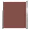 VidaXL Retractable Patio Side Awning 170x300 Cm Brown