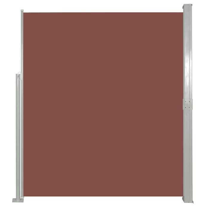 VidaXL Retractable Patio Side Awning 170x300 Cm Brown