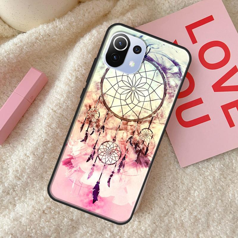 Dream Catcher Feather Wolf Case For POCO X5 X3 X4 F5 Pro F3 F4 GT C40 M5s Phone Cover For Xiaomi 13 11T 12T Pro 12 Lite