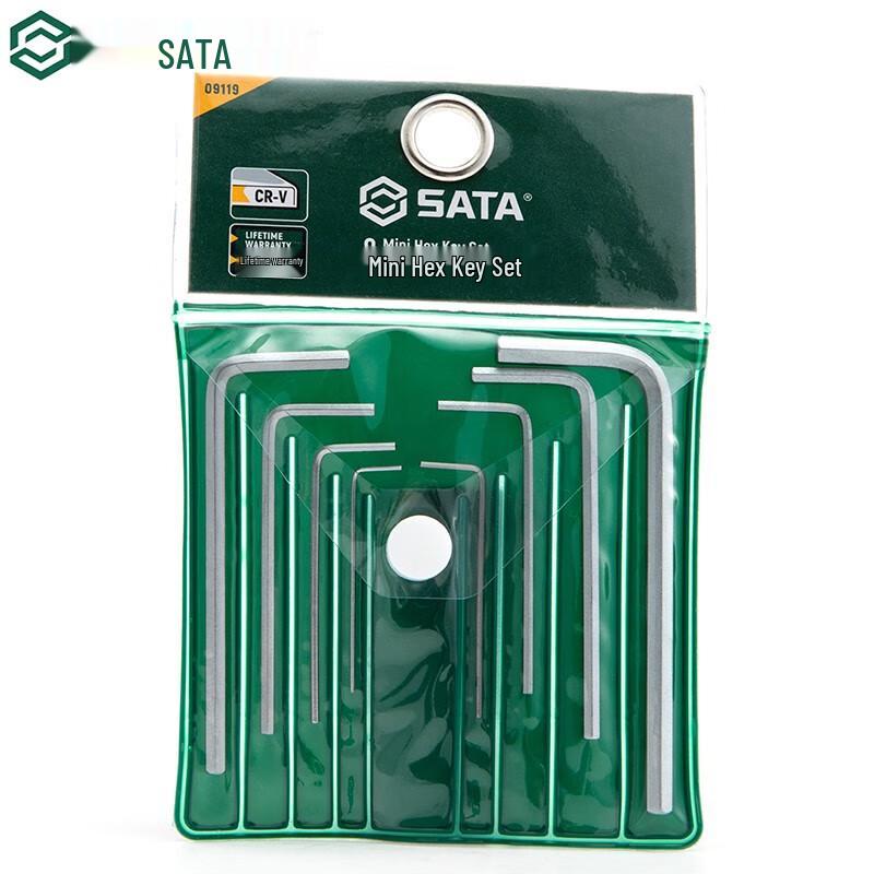 SATA 8-Piece Mini Hex Key Set 09119
