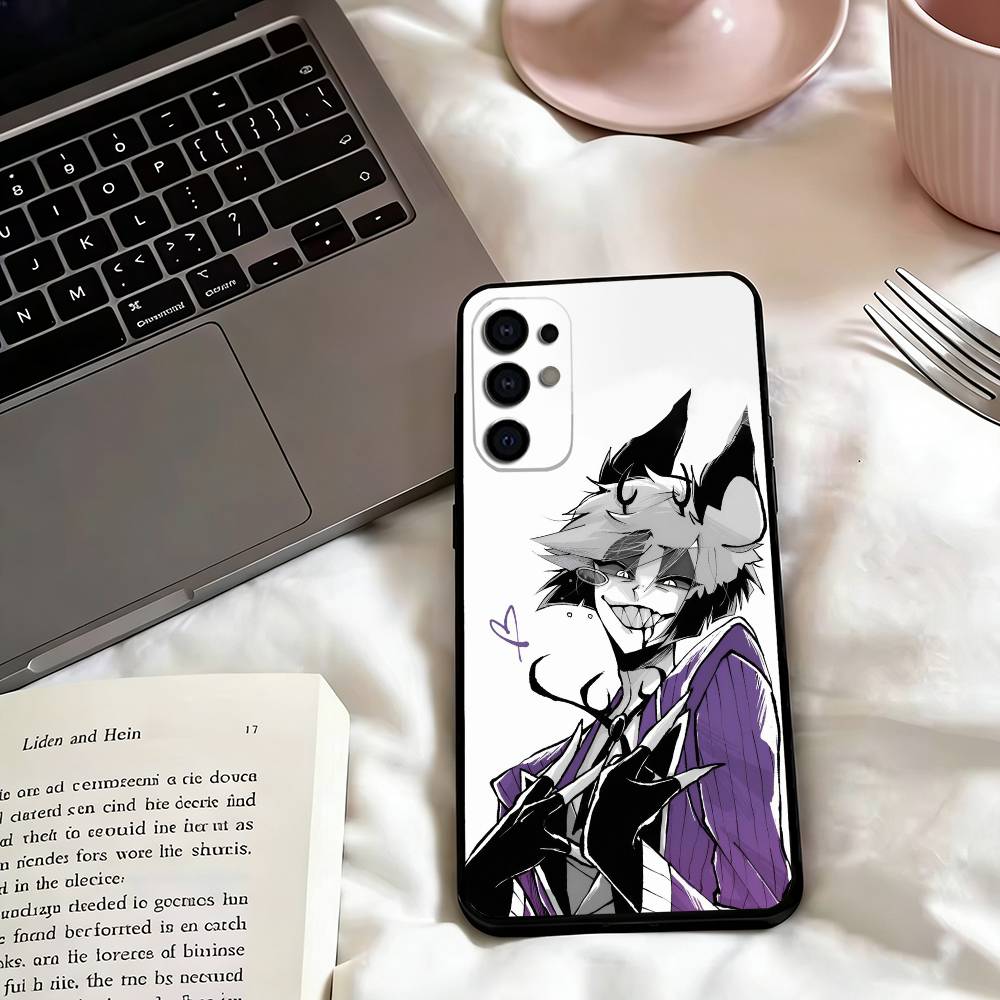 A-Alastor H-Hazbin H-Hotel Phone Case For Samsung S25,S24,S21,S22,S23,S30,Ultra,S20,Plus,Fe,Lite,Note,10,Black Cover