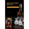 Praktische Eiswürfelbereiterform für Cocktail-Saftbar-Zubehör Zuhause DIY Sphäre Runde Kugel 4 Kavitäten Eiscremekugel Gitterform