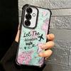 Travel Map Artistic Pattern Plating Phone Case For Samsung A17 A07 A37 A57 A16 A56 A15 A55 A14 A54 A13 A53 A26 A36 A25 A35 A24 A