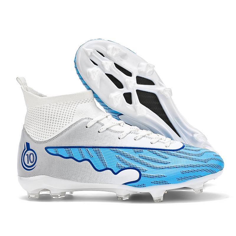New Multi-color Optional Summer Football Men's and Women's Outdoor Football Training Shoes Lawn Long Cleats Wear and Comfortable