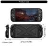 Full Body TPU PC Case for Dedicated Console Accessories Anti Slip Split Cover Scratch-Resistant and Heat Dissipation