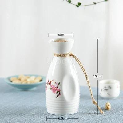 Restaurant decoration Decorative sashimi Salmon garnish bottle Dry ice small pot ice cup Wine bottle Japanese creative ceramics