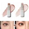 10g Cream Blush Stick Sheer Shimmer Highlighter Stick Long Lasting Waterproof Sweat Proof Portable Twist Up For Face Cheeks Eyes