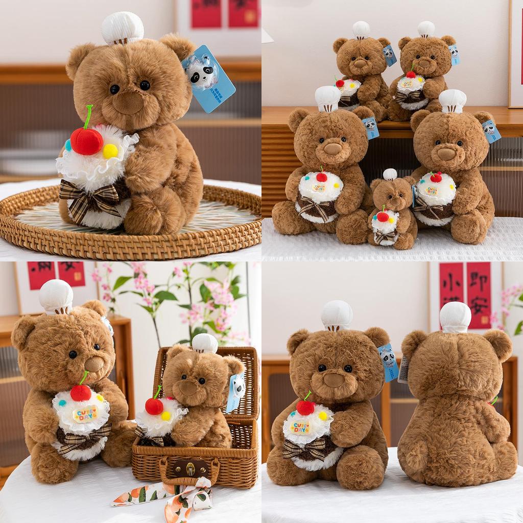 Cuter Teddy Bear Plush Toy With Cake Decoration For Kids And Teens