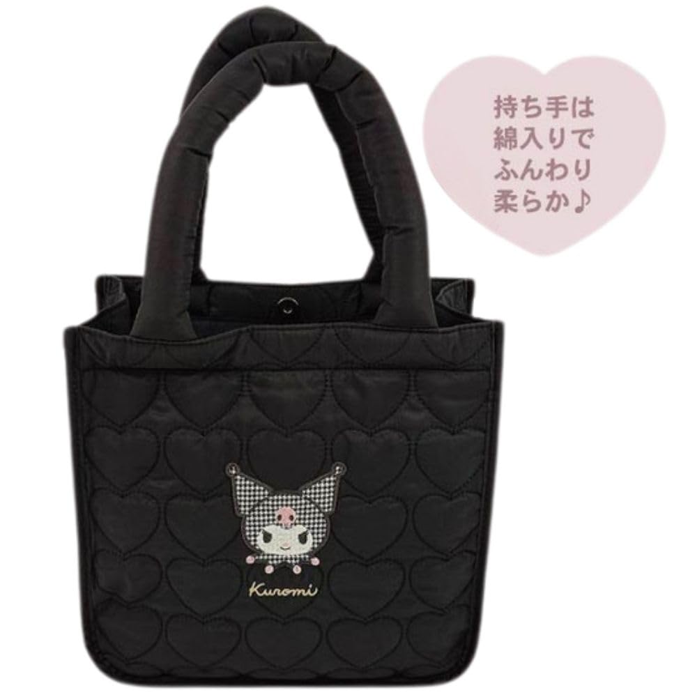 Marimo Craft Sanrio Monotone Series Kuromi Tote Bag W250 X H250 X D120mm SRTZ-248