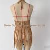 European & American Hand-Crocheted Tassel Bikini Cover-Up Top
