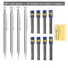 Professional Mechanical Pencil Set 0.5 0.7 0.9 0.3mm Full Metal Art Drawing Painting Automatic Pencil Office School Supplies