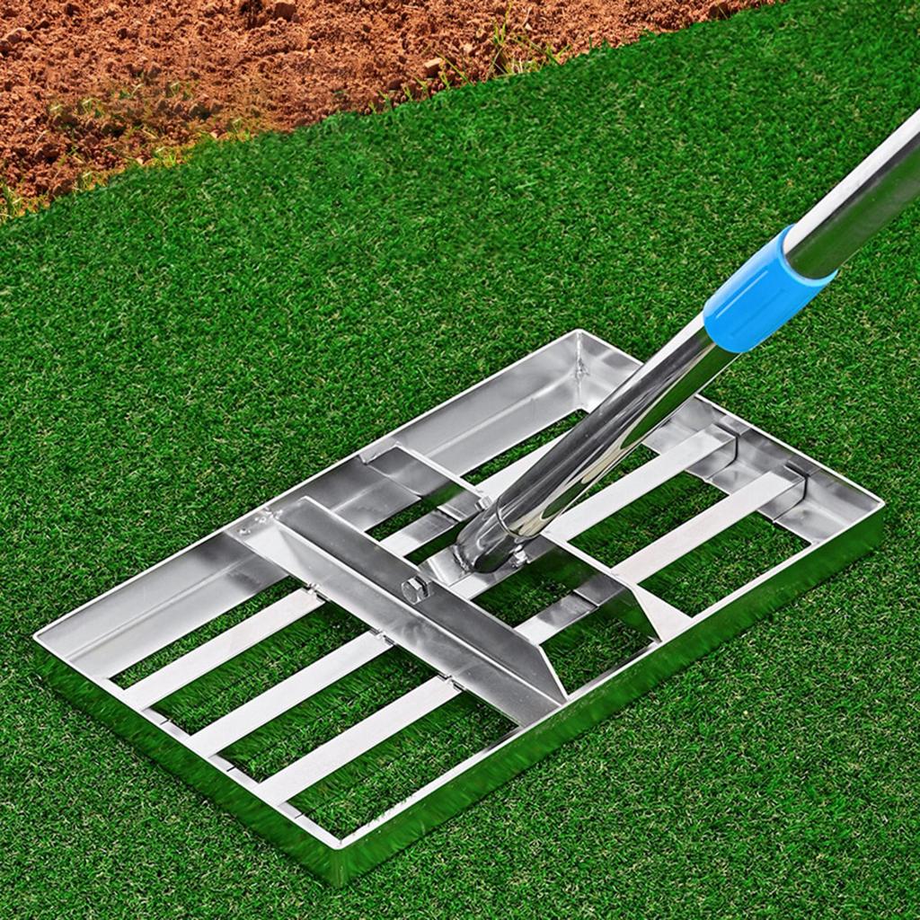 Lawn Leveling Rake Heavy Duty Tool for Yard Pasture Golf Field 4