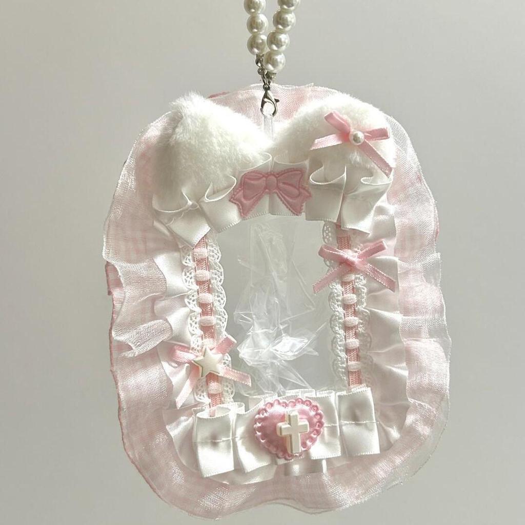 Engel Flügel Spitze Plüsch Kartenhalter von Guka