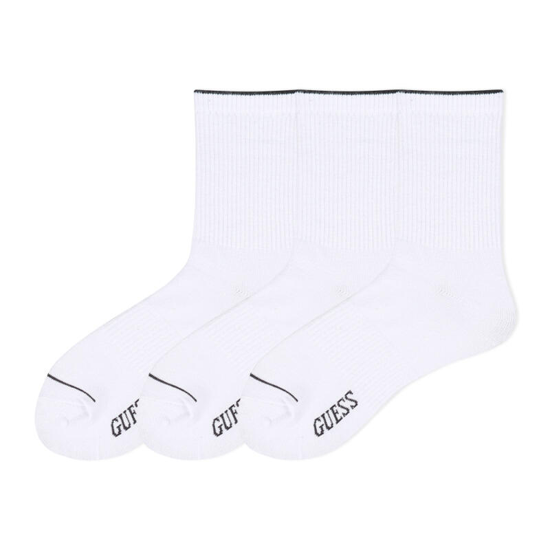 

Guess Women s Front Logo Line Color Block Mid-Calf 4-Pair - ROZA1004 ROZA1004-BLK