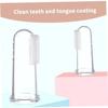 PULABO Baby Training Toothbrush, Baby Finger Toothbrush with Silicone Gum Scouring Massager and White Box, Transparent Oral Care Tool, Long-Lasting