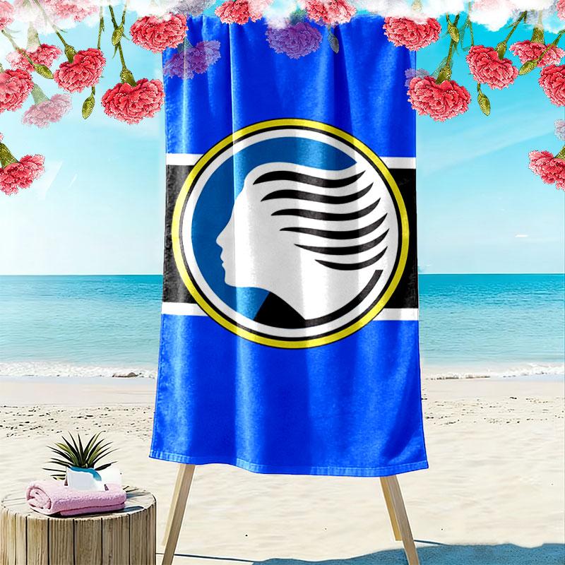 Atalanta True Supporter Print Beach Towel, Large Soft Quick Dry Towel for Beach Camping Swimming