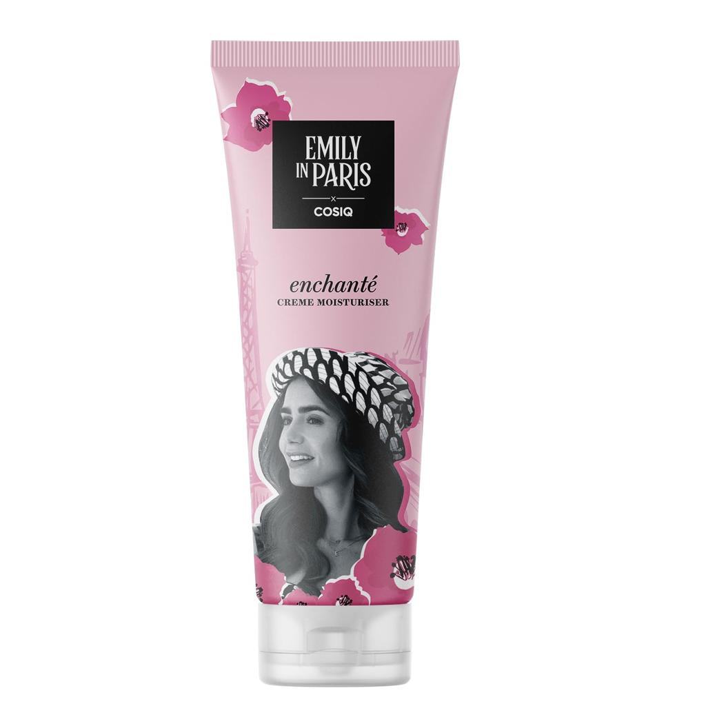 Cos-IQ Emily In Paris Enchante Soft Light Moisturizer Cream 200ml Daily Hydration Face Hand And Body Skin Care Lotion