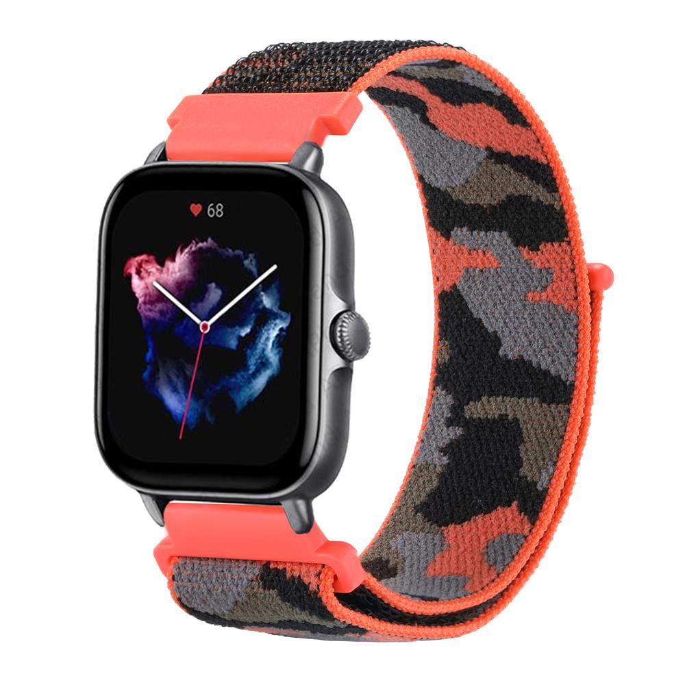 Strap For Amazfit GTS/2/2e/3/GTS2 Mini/GTR 42mm/47mm/GTR2/3/Pro strato 20/22mm nylon Camouflage Bracelet Amazfit bip strap