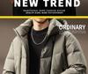 Herren Winterjacke mit hoher Dichte, winddicht, weiße Entendaune - Einfache, warme und stilvolle Kälteschutz-Oberbekleidung