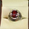 Garnet Oval Cut Gemstone With 925 Sterling Silver Ring For Men's #B74 JL375671373856