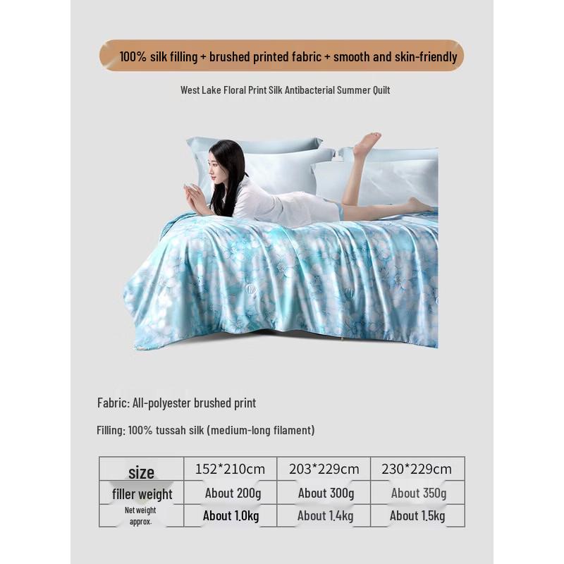 FUANNA Antibacterial Summer Silk Quilt