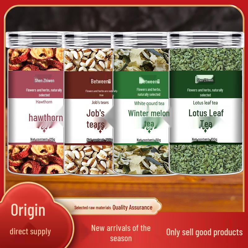 Shen Zhiwen Rose Winter Melon Lotus Leaf Herbal Tea - Sulfur-Free Health Drink for All Seasons