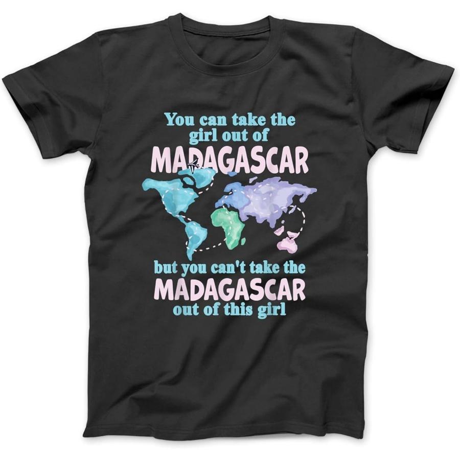 

Proud Girl from Madagascar - Relocation from Madagascar T-Shirt, Sweatshirt, Hoodie for Men Women Kids Made in Canada Black XXXXXL різнокольоровий