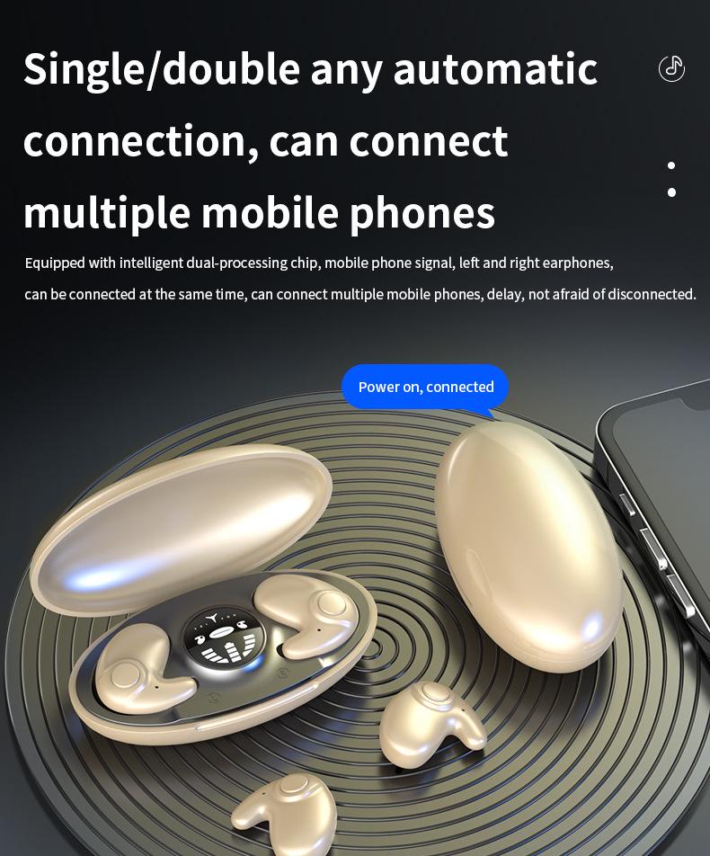 Private Mold TWS Non-In-Ear Sleep Wireless Bluetooth Earphones
