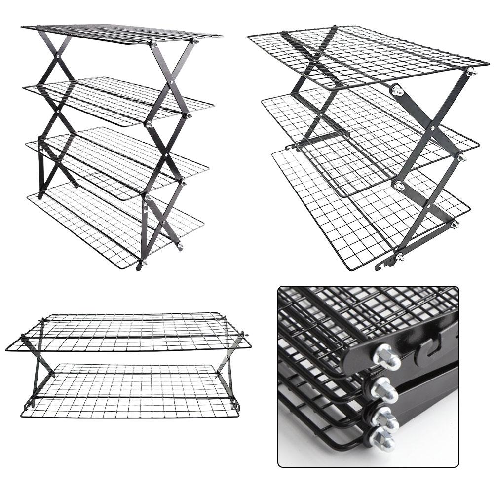 Balanced Design Baking Rack Collapsible Cooling Rack Stackable Cooling Rack