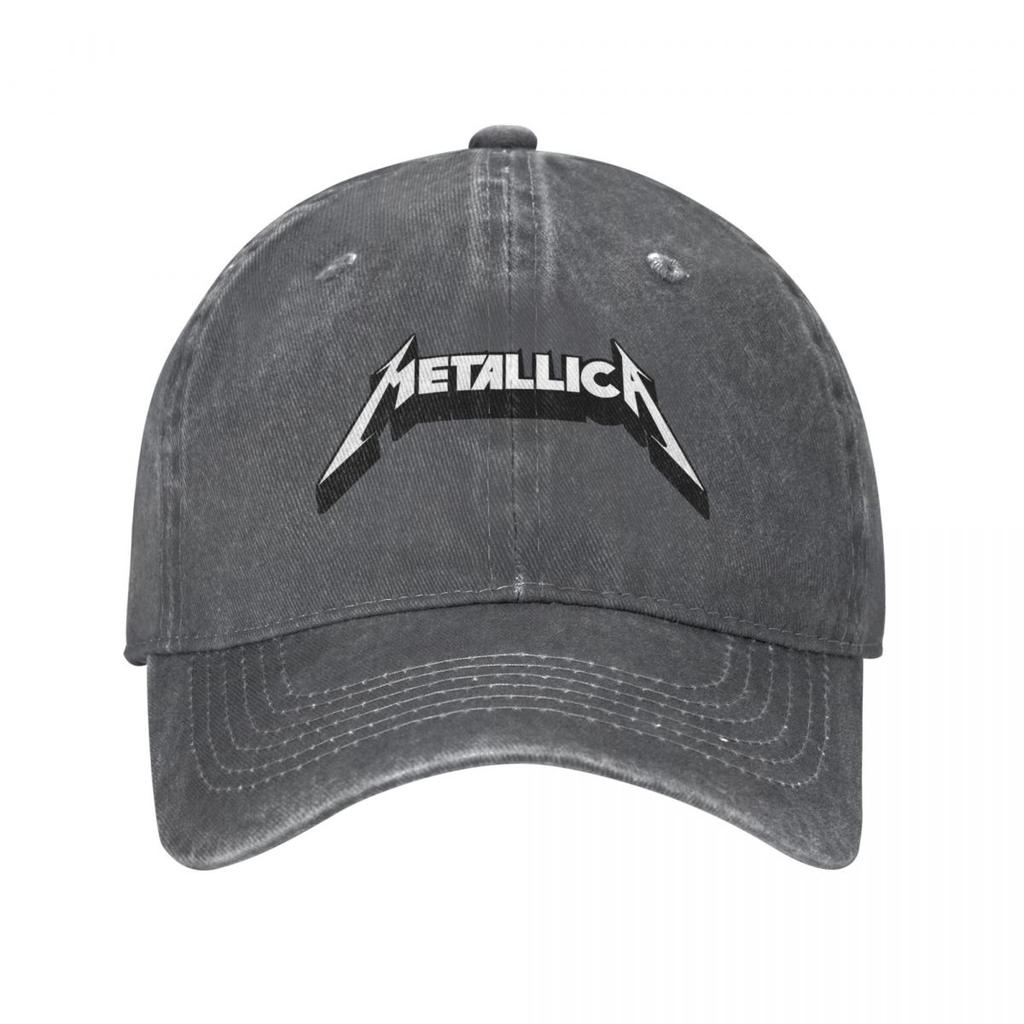 Metallicas Baseball Caps Antrekk Merch Unisex Vintage Distressed Denim Heavy Metal Band Trucker Hat Snapback