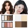4 Color Contour Makeup Palette Blusher Plate Highlight Powder Bronzer Powder Shadow Kit Nose U8C6