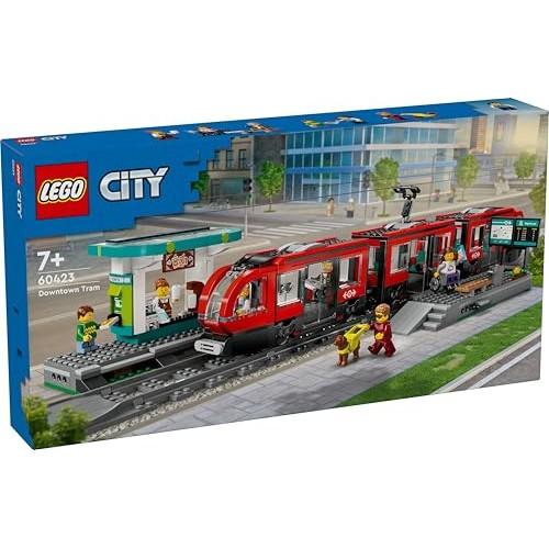 LEGO City Downtown Tram and Stop 60423 Toy Boys Girls