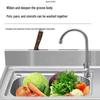 Oujiewang Single Bowl Kitchen Sink with Faucet