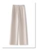 Women's Woolen Casual Pants - 2024 Autumn/Winter Collection, Relaxed Fit, Narrow/Wide Leg, Lazy Straight-Leg Style
