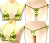 Micro Extra String Sexy Extreme Triangle B7RS Green F [Cat Select] Bikini, T-Back, T-Front, Small, Panties, Lingerie, Underwear, Cosplay, Swimsuit,