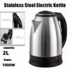2L Elektrischer Wasserkocher aus lebensmittelechtem Edelstahl, Schnell kochender Warmwasserbereiter, Mehrzweck-Teekanne für Kaffee, Getränke, Täglichen Gebrauch