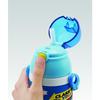 Skater Stainless Steel Children's Water Bottle 380ml Straw Drinking 3D Plarail SSPV4 Blue