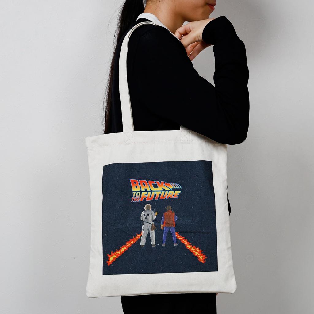 Marushin Back to the Future Travel Experiment M.TOTE Organic Cotton Tote Bag (Product Code: 4755028400)
