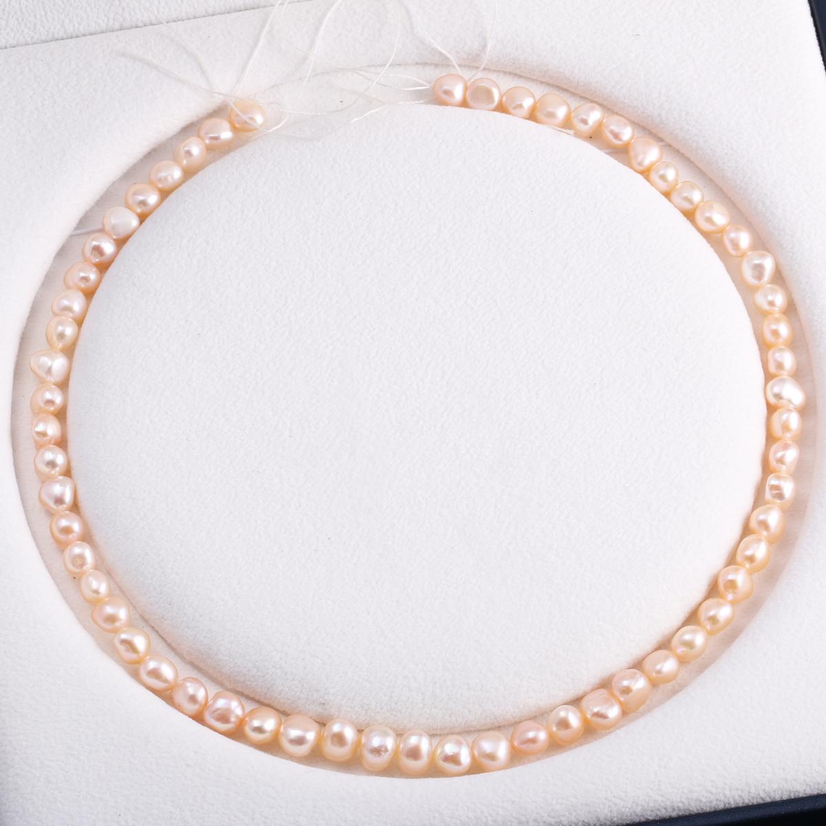 

1String, Pink Natural Freshwater Nugget Pearl, 7-8mm Loose Spacer Pearl Beads for Jewelry Making DIY Holiday Gift, Women s Crafts, 36cm 1String/7-8mm-36cm розовый