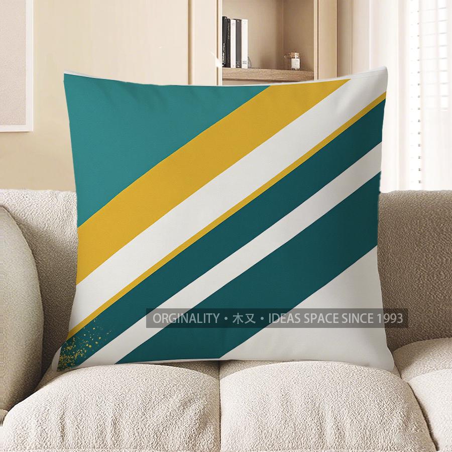 Home Decor Geometric Pattern Throw Pillow for Modern Home Pattern Cushion Cover Suitable for Sofa Bedroom Car Pillow Cover