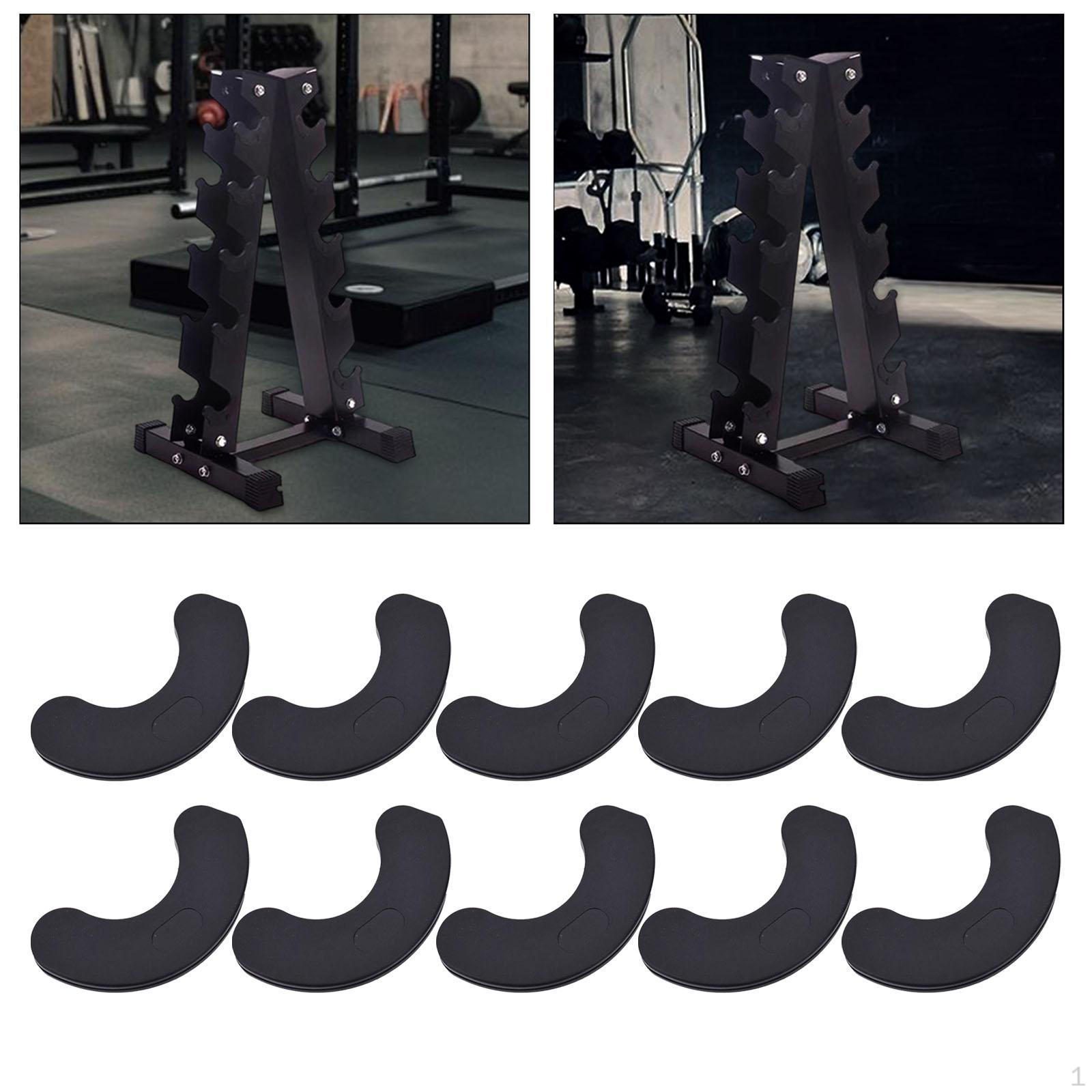 

10 штук Подставка для гантелей Подушки для гантелей Домашний спортзал Ударопрочная Замена, Прочный Протектор Тренировка Style A