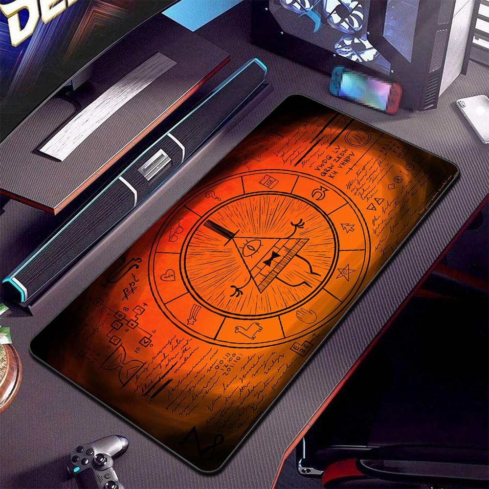 XXL Padding Desk Protector Long Mousepad Bill Cipher Anime Mouse Pad Gravity Fall Mouse Pads Company Table Pads Carpet Desk Mat