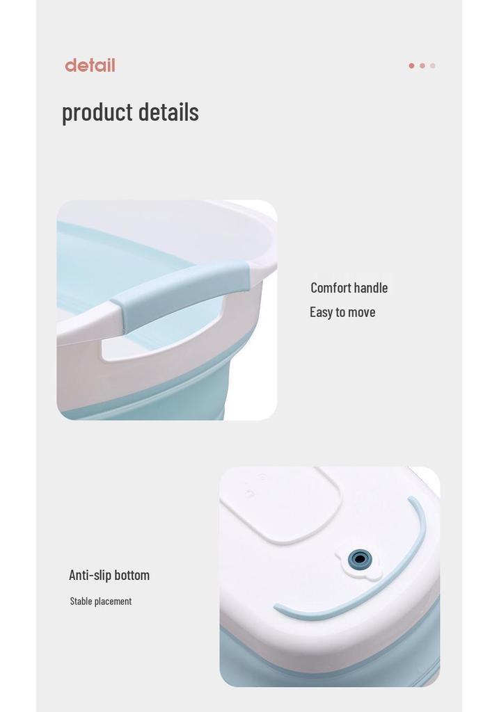 Foldable Pet Bath Tub for Small Dogs and Cats